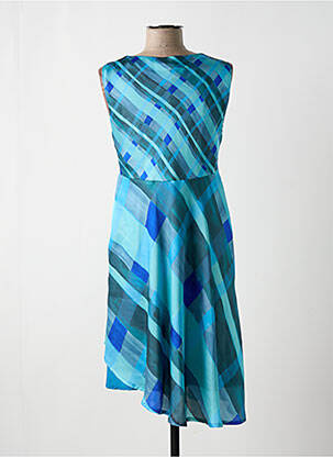 Robe mi-longue bleu PAUL BRIAL femme