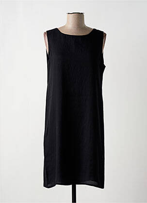 Robe mi-longue noir PAUL BRIAL femme