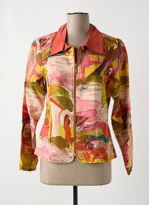 Veste casual orange PAUL BRIAL femme