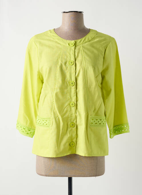 Veste casual vert PAUL BRIAL pour femme