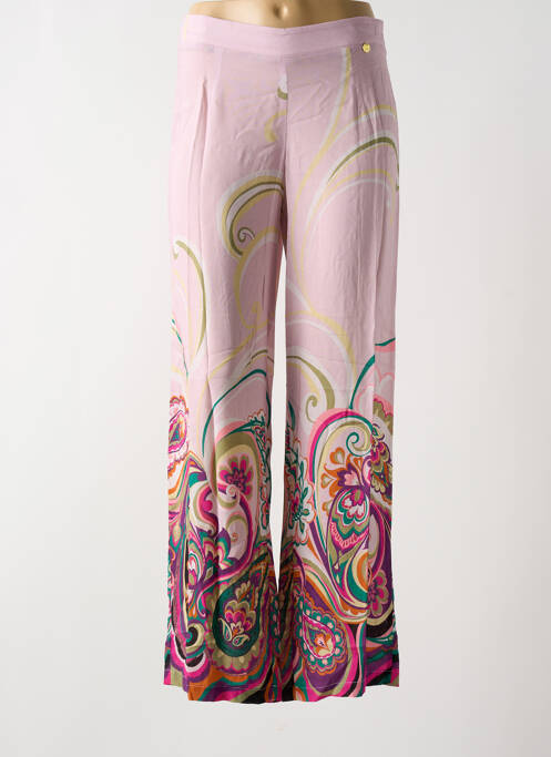 Pantalon large rose PAUL BRIAL pour femme
