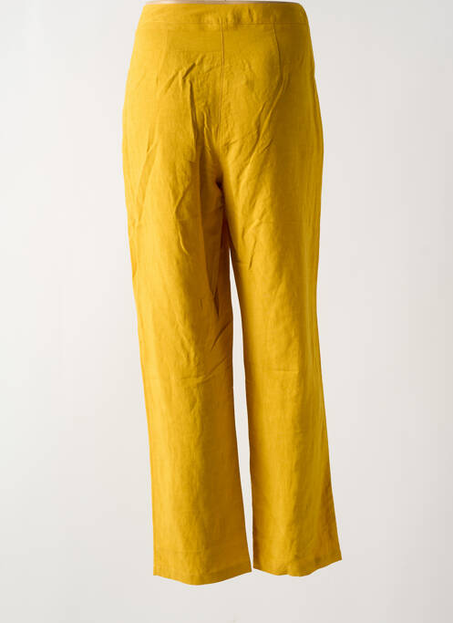 Pantalon droit jaune PAUL BRIAL pour femme
