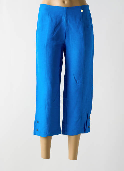 Pantacourt bleu PAUL BRIAL pour femme