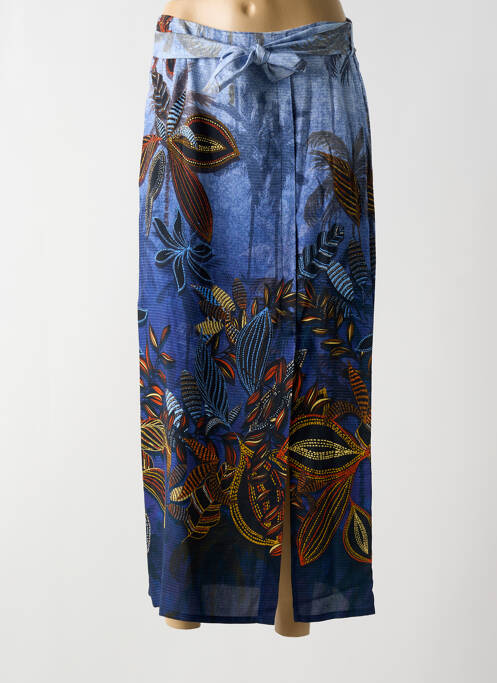 Jupe longue bleu PAUL BRIAL pour femme