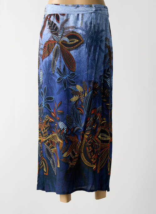 Jupe longue bleu PAUL BRIAL pour femme