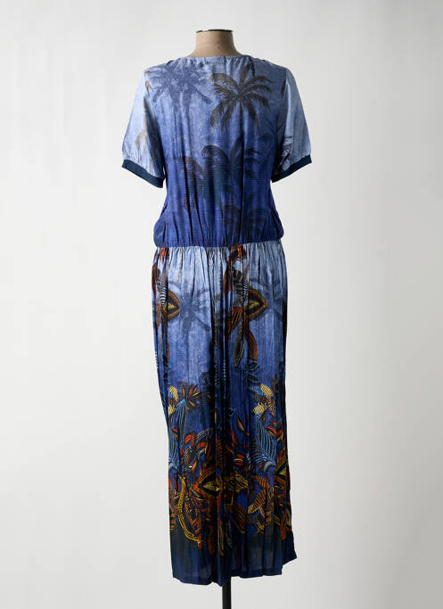 Robe longue bleu PAUL BRIAL pour femme