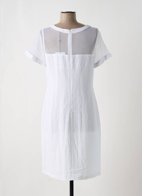 Robe mi-longue blanc PAUL BRIAL pour femme