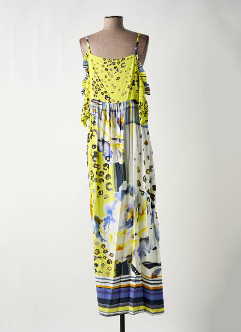 Robe longue jaune PAUL BRIAL femme