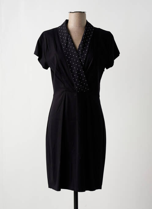 Robe mi-longue noir PAUL BRIAL pour femme