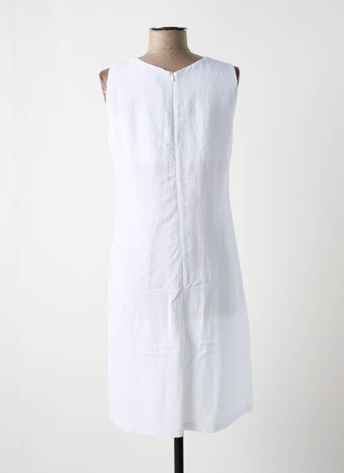 Robe mi-longue blanc PAUL BRIAL pour femme