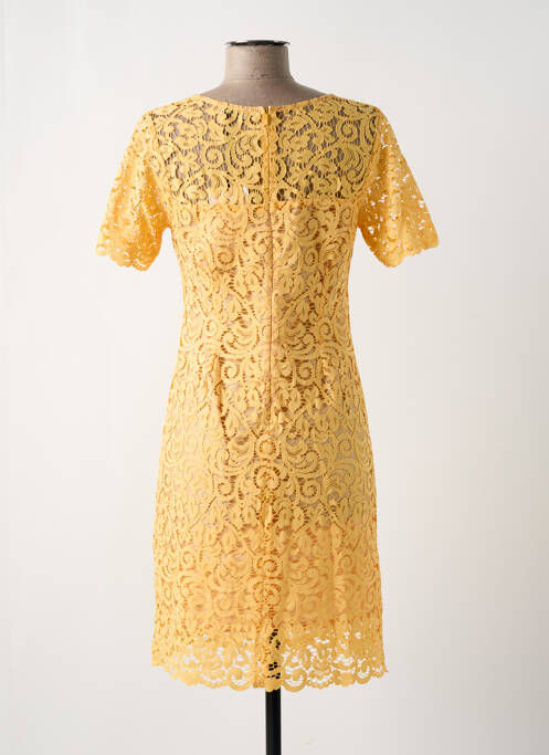 Robe mi-longue jaune PAUL BRIAL pour femme