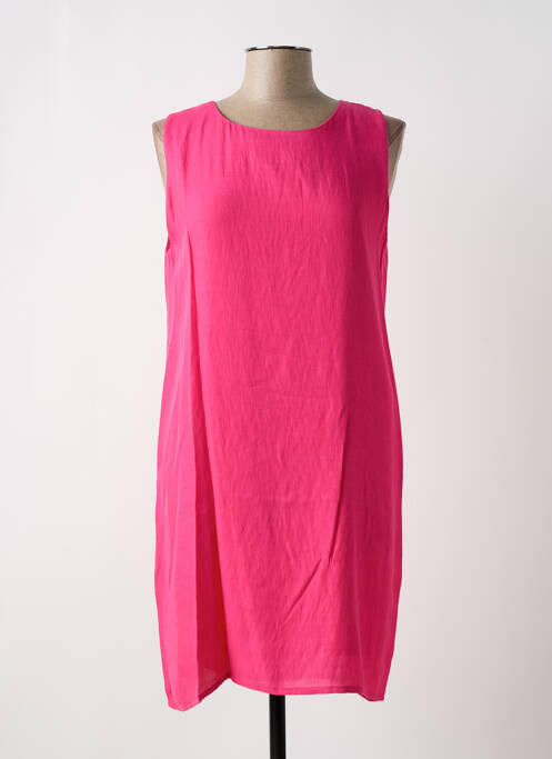 Robe courte rose PAUL BRIAL pour femme