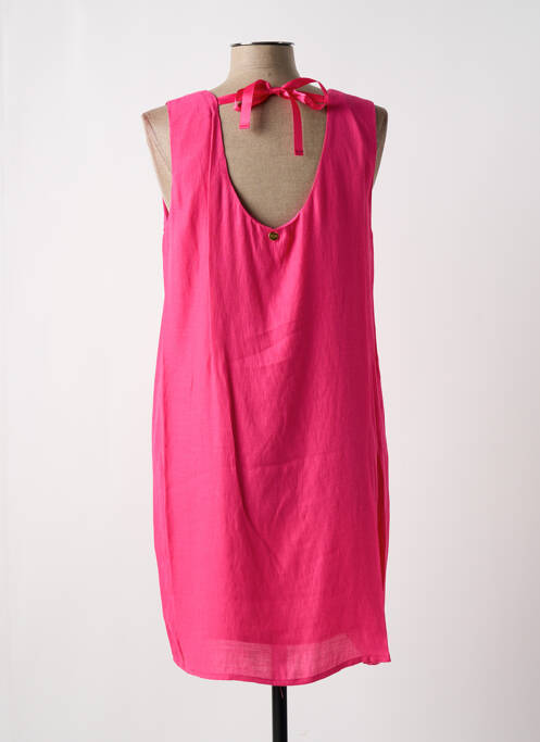 Robe courte rose PAUL BRIAL pour femme