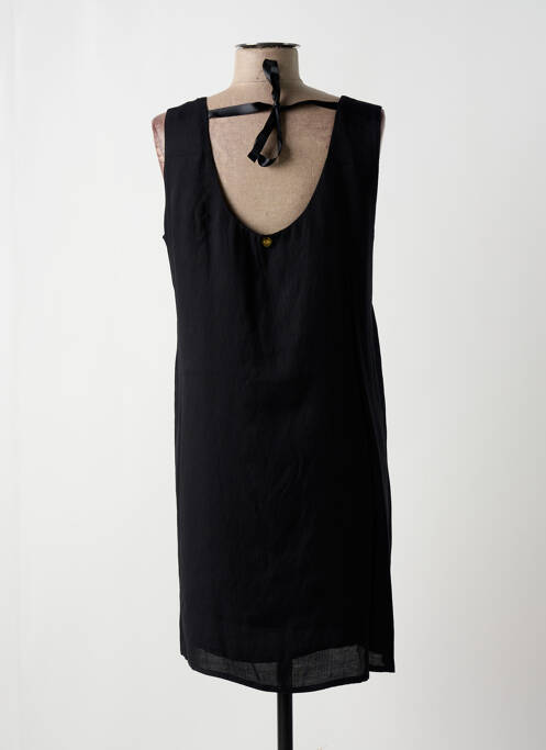 Robe mi-longue noir PAUL BRIAL pour femme