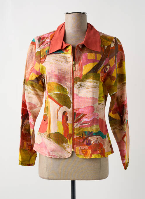 Veste casual orange PAUL BRIAL pour femme