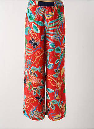 Pantalon flare rouge PAUL BRIAL femme