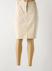 Jupe courte beige PAUL BRIAL pour femme seconde vue
