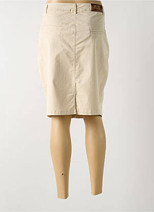 Jupe courte beige PAUL BRIAL femme