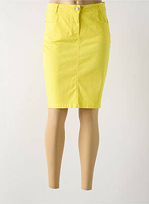 Jupe courte jaune PAUL BRIAL femme