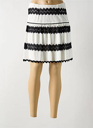 Jupe courte noir PAUL BRIAL femme