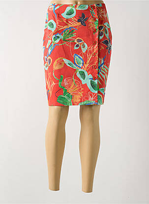Jupe courte rouge PAUL BRIAL femme