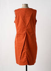 Robe courte orange PAUL BRIAL pour femme seconde vue