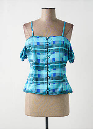Top bleu PAUL BRIAL femme