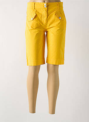 Bermuda jaune PAUL BRIAL femme