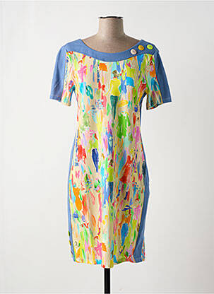 Robe mi-longue bleu PAUL BRIAL femme