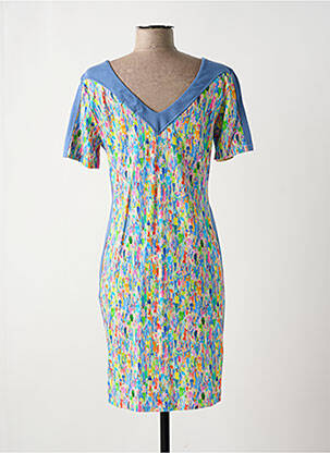 Robe mi-longue bleu PAUL BRIAL femme