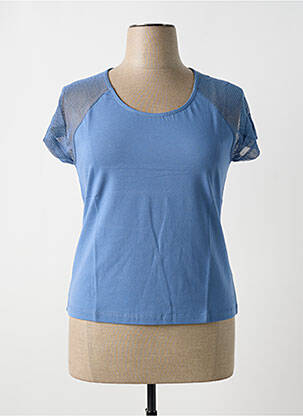 T-shirt bleu PAUL BRIAL femme