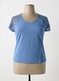 T-shirt bleu PAUL BRIAL femme