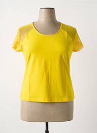 T-shirt jaune PAUL BRIAL femme