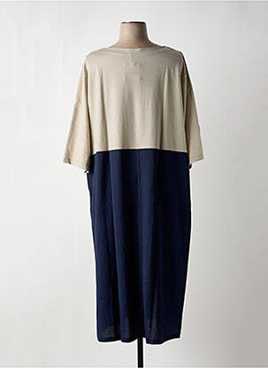 Robe mi-longue ecru G!OZE femme