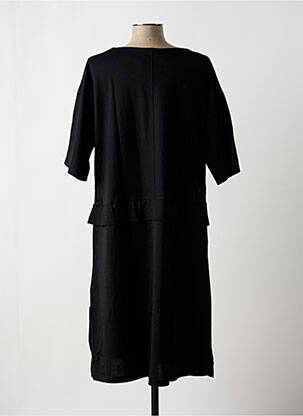 Robe mi-longue noir G!OZE femme