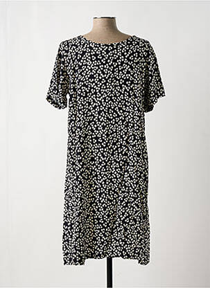 Robe mi-longue noir G!OZE femme