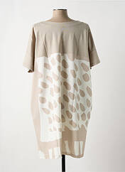 Robe mi-longue beige G!OZE pour femme seconde vue