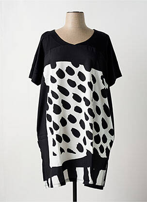 Tunique manches courtes noir G!OZE femme
