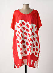Robe mi-longue rouge G!OZE pour femme seconde vue