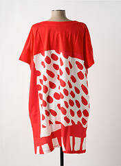 Robe mi-longue rouge G!OZE pour femme seconde vue