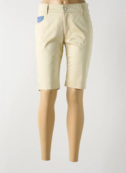 Bermuda beige PAUL BRIAL pour femme