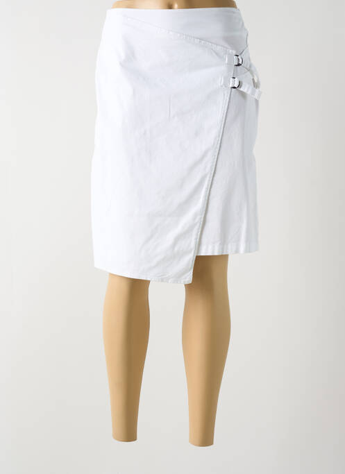 Jupe courte blanc PAUL BRIAL pour femme