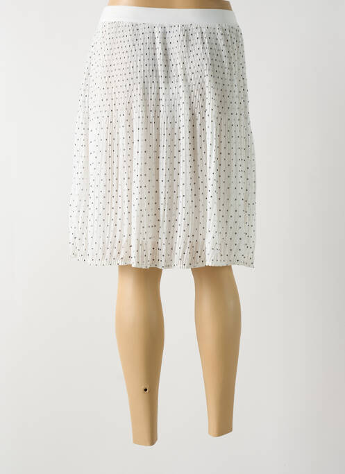 Jupe courte blanc PAUL BRIAL femme