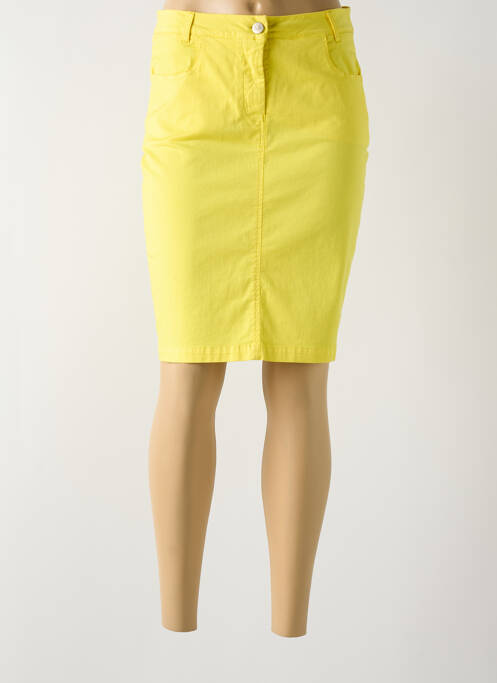 Jupe courte jaune PAUL BRIAL pour femme