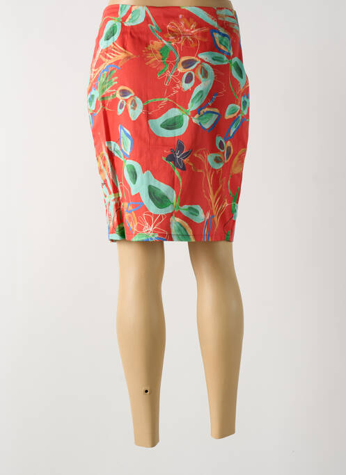 Jupe courte rouge PAUL BRIAL pour femme