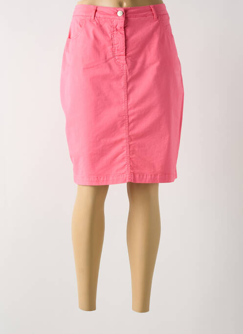 Jupe courte rose PAUL BRIAL pour femme