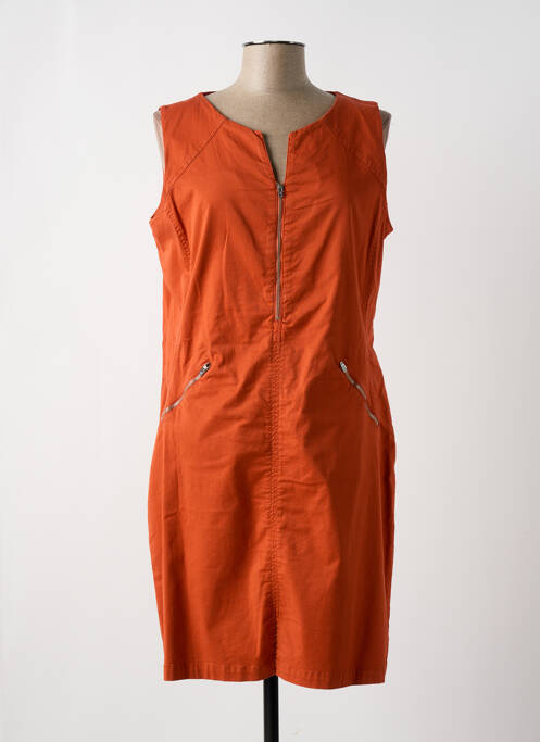 Robe courte orange PAUL BRIAL pour femme