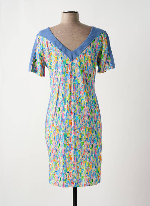 Robe mi-longue bleu PAUL BRIAL pour femme