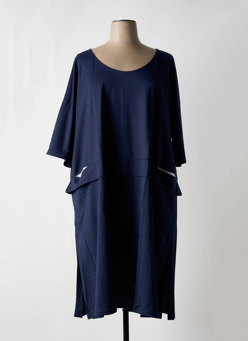 Robe mi-longue bleu G!OZE pour femme