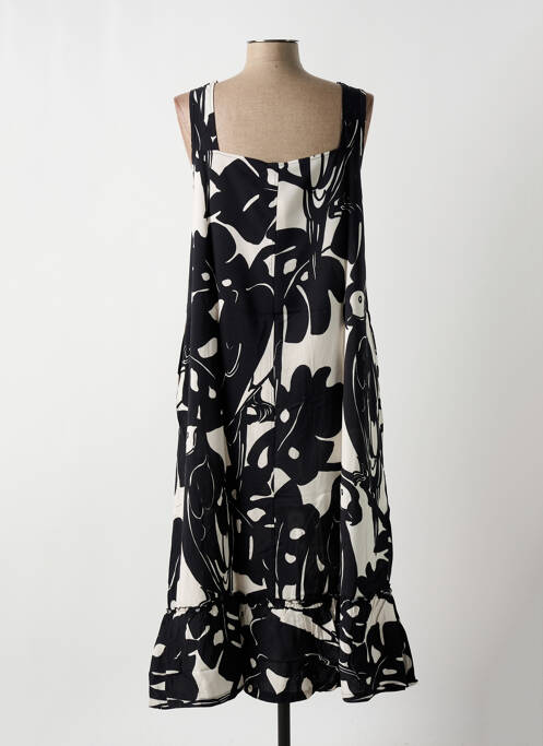 Robe mi-longue noir G!OZE pour femme